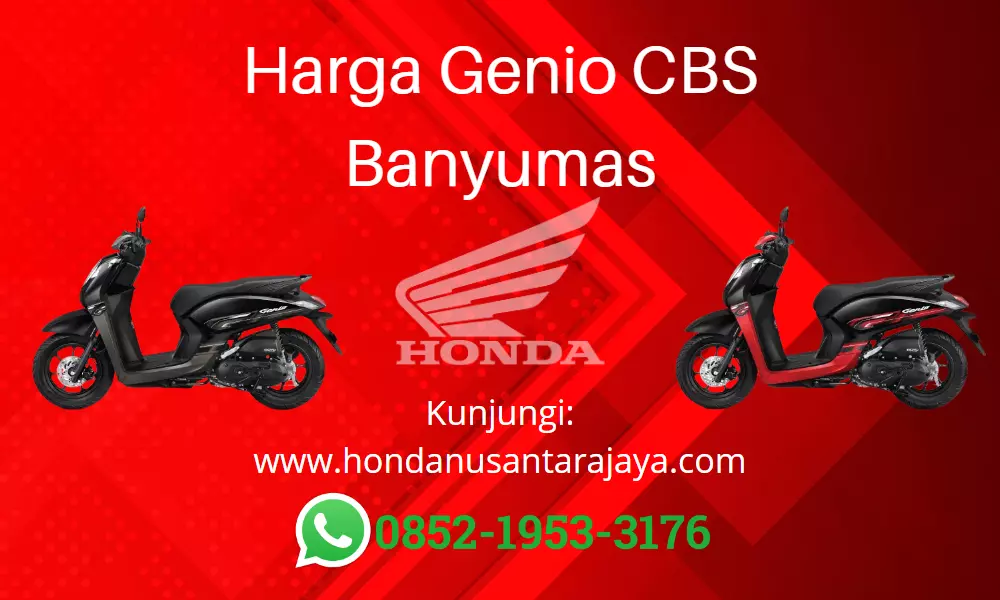 Harga Genio CBS Banyumas