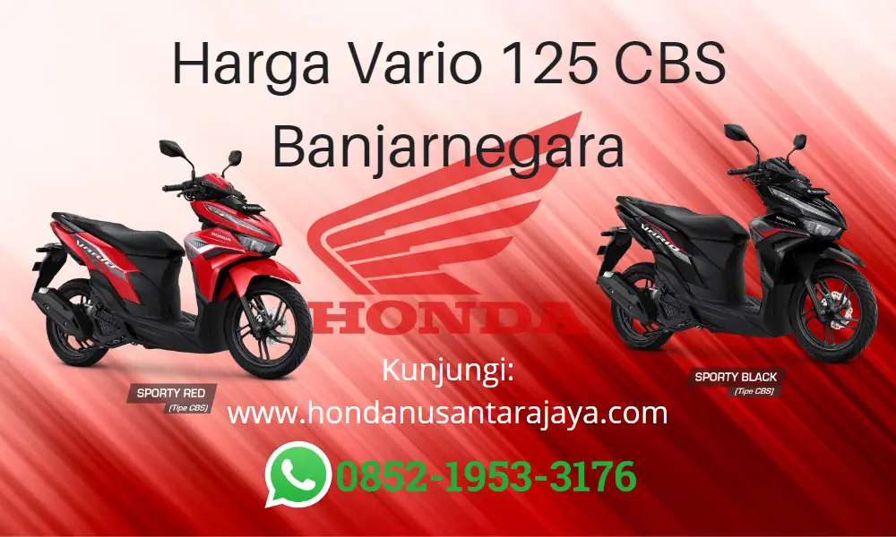 Harga Vario 125 CBS Banjarnegara