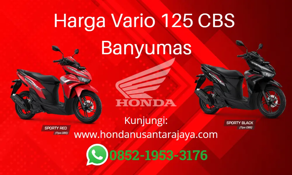 Harga Vario 125 CBS Banyumas