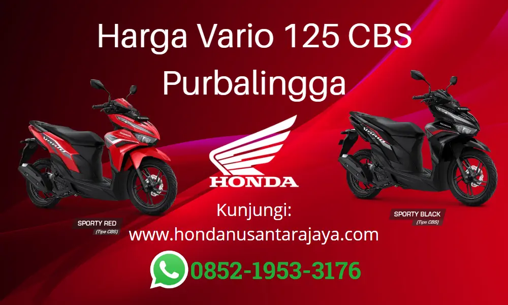 Harga Vario 125 CBS Purbalingga