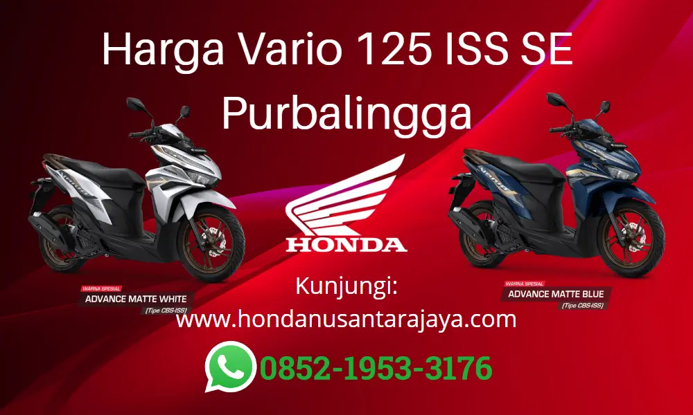 Harga Vario 125 ISS SE Purbalingga