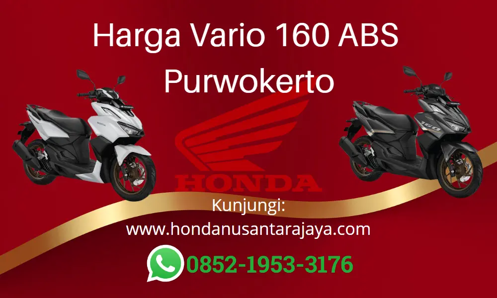 Harga Vario 160 ABS Purwokerto