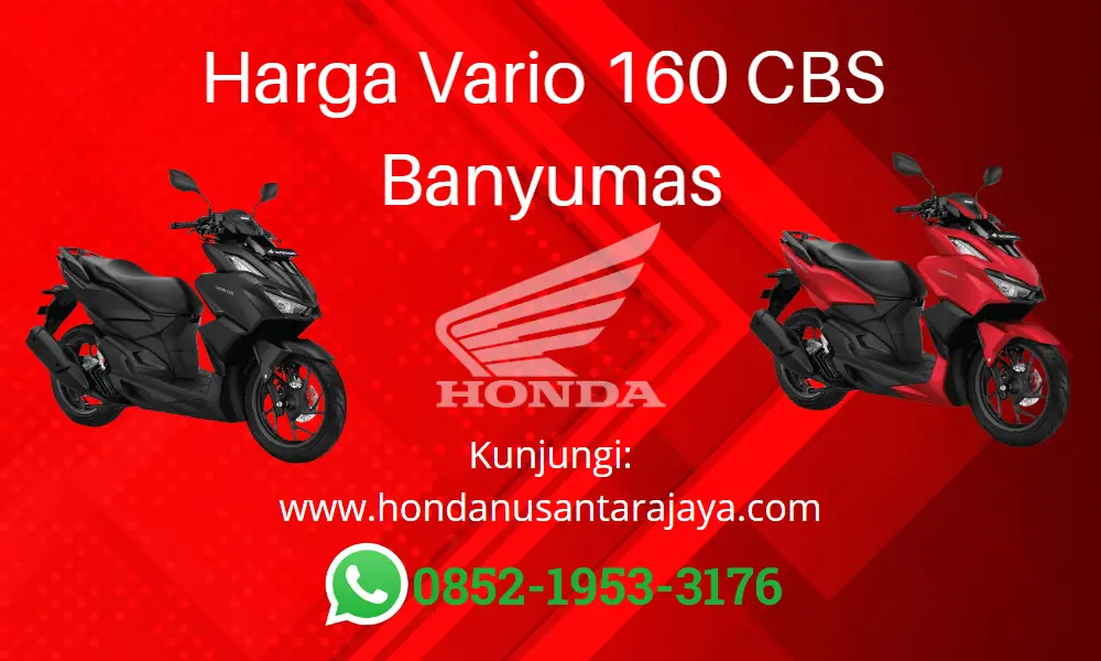 Harga Vario 160 CBS Banyumas