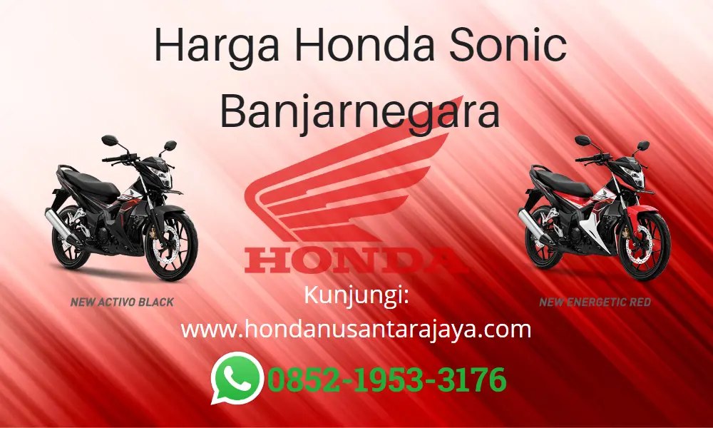 Harga Honda Sonic Banjarnegara