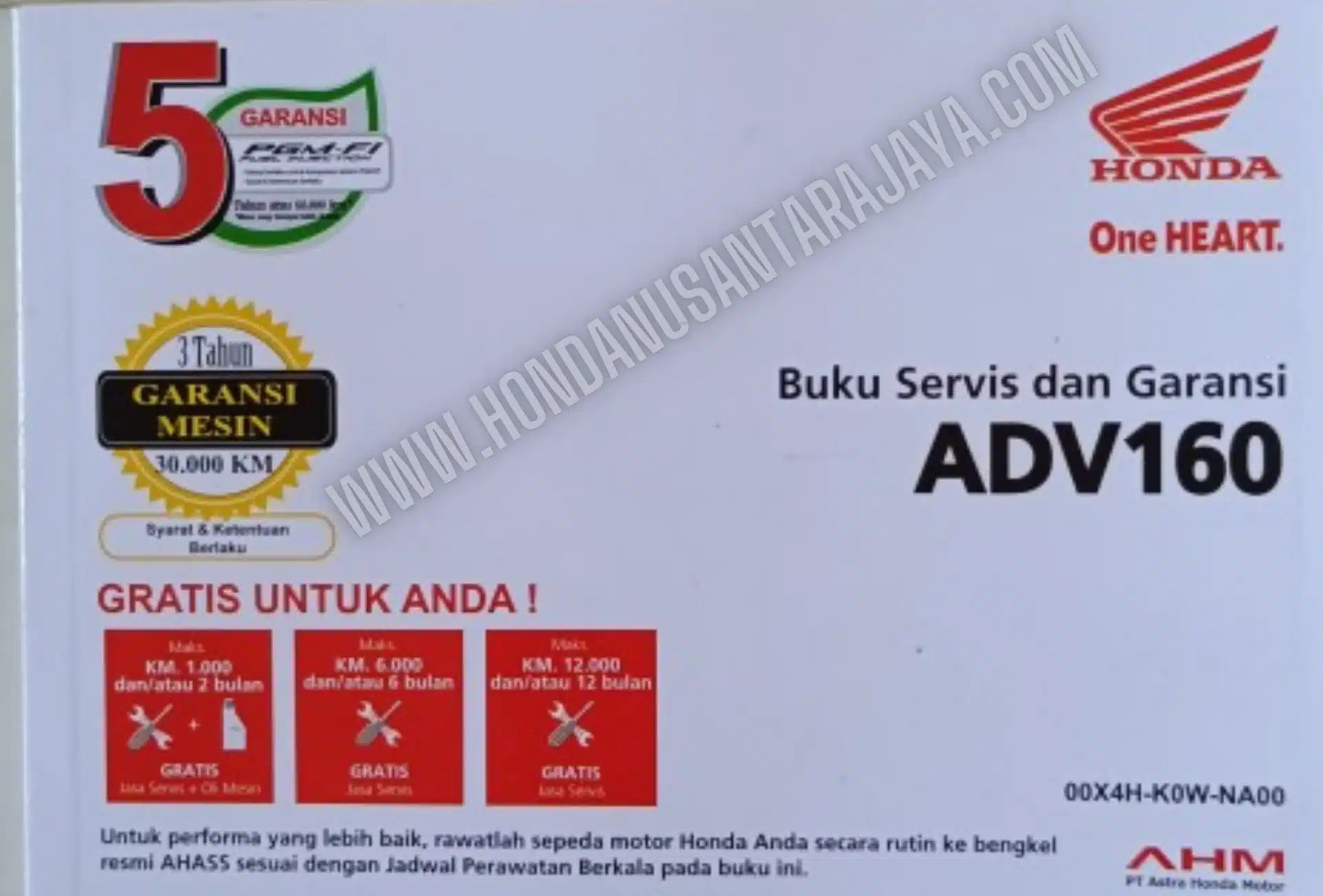 Buku Servis ADV 160