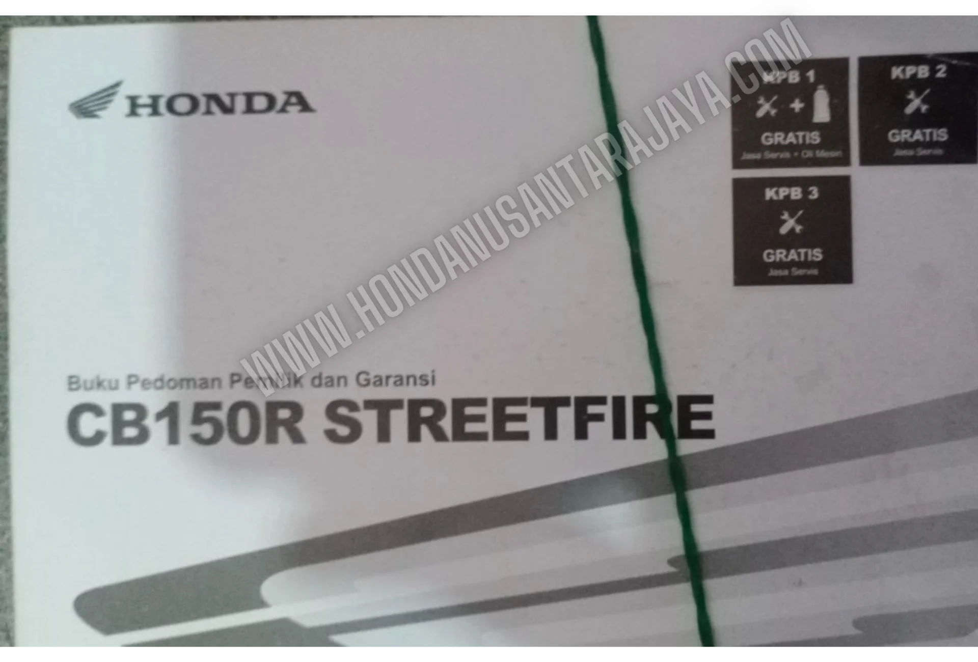 Buku Servis CB150R Streetfire