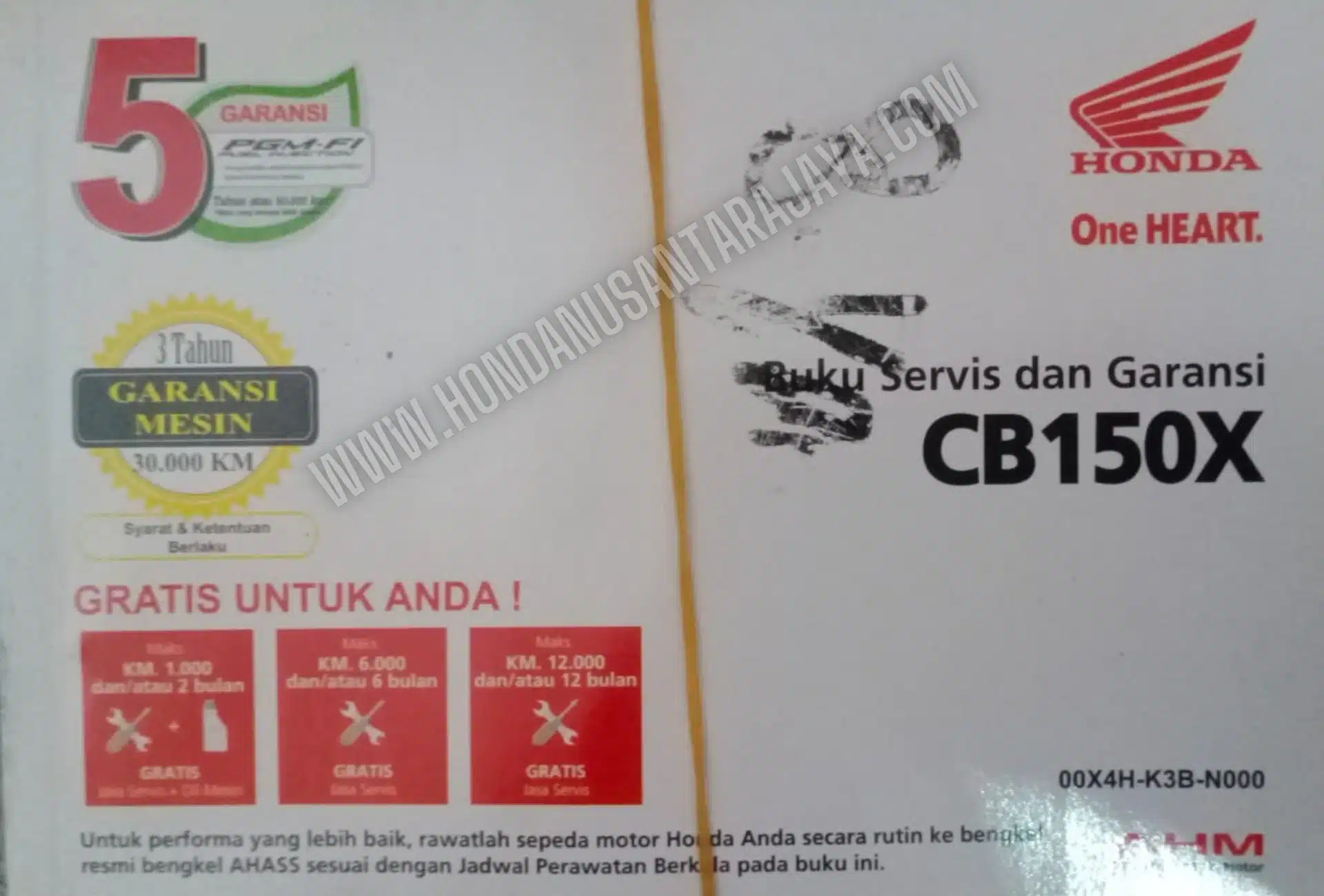 Buku Servis CB150X