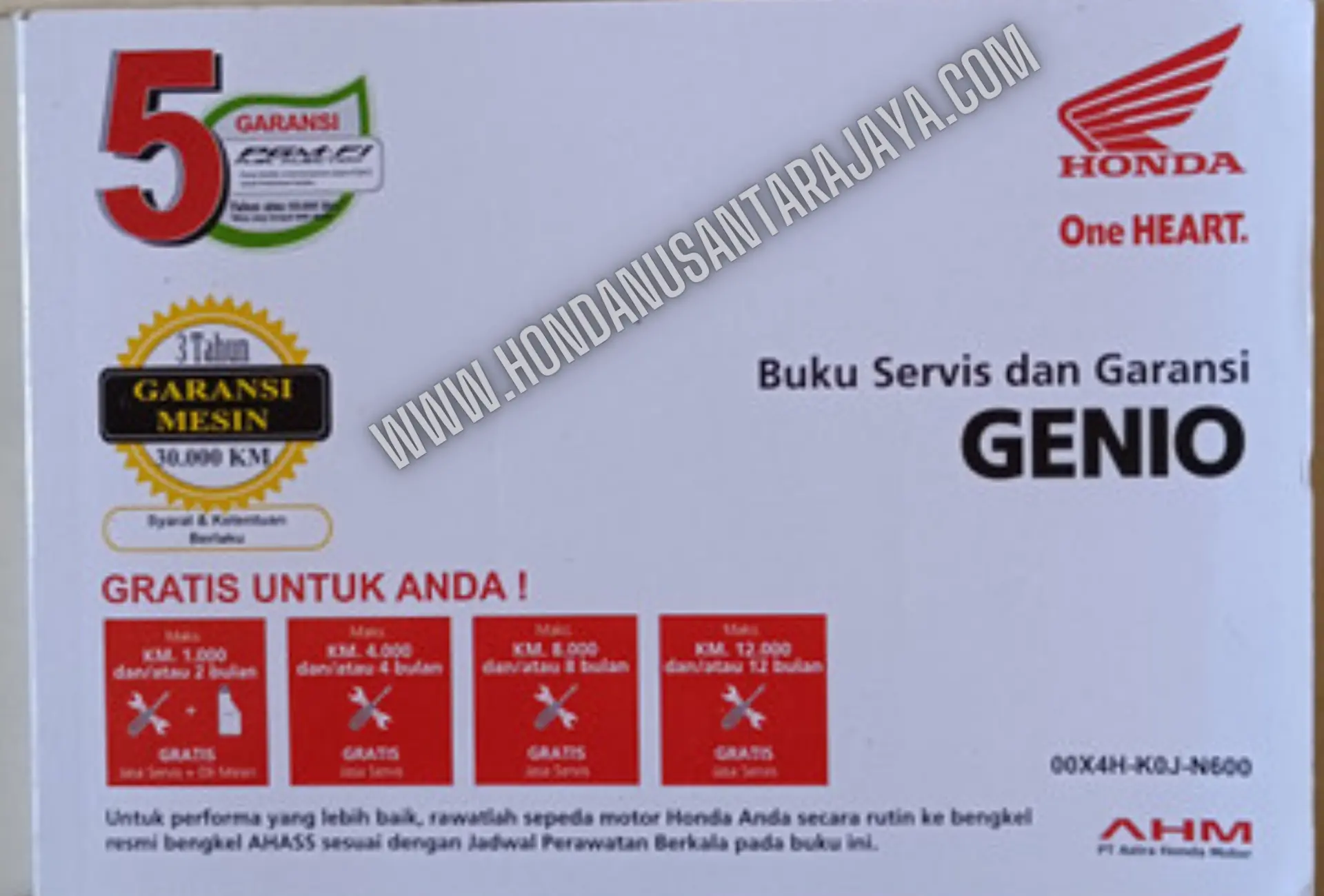 Buku Servis GENIO