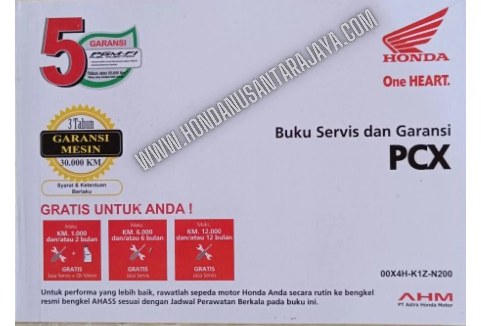 Buku Servis PCX