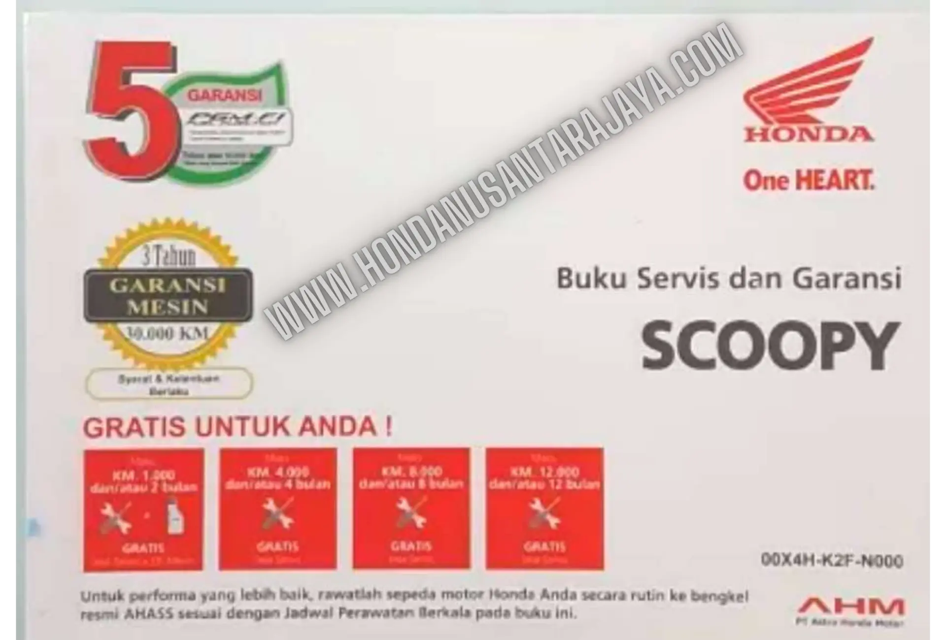 Buku servis SCOOPY