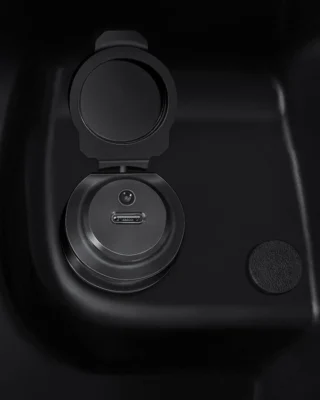 3. USB Type-C Charger in Console Box
