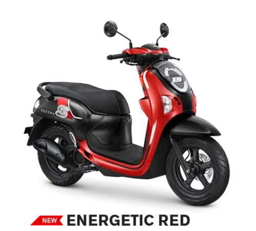SCOOPY ENERGETIC RED