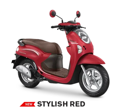 SCOOPY STYLISH RED