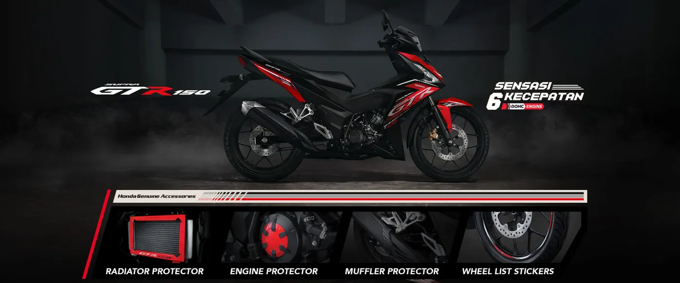 aksesoris dan apparel supra gtr 150